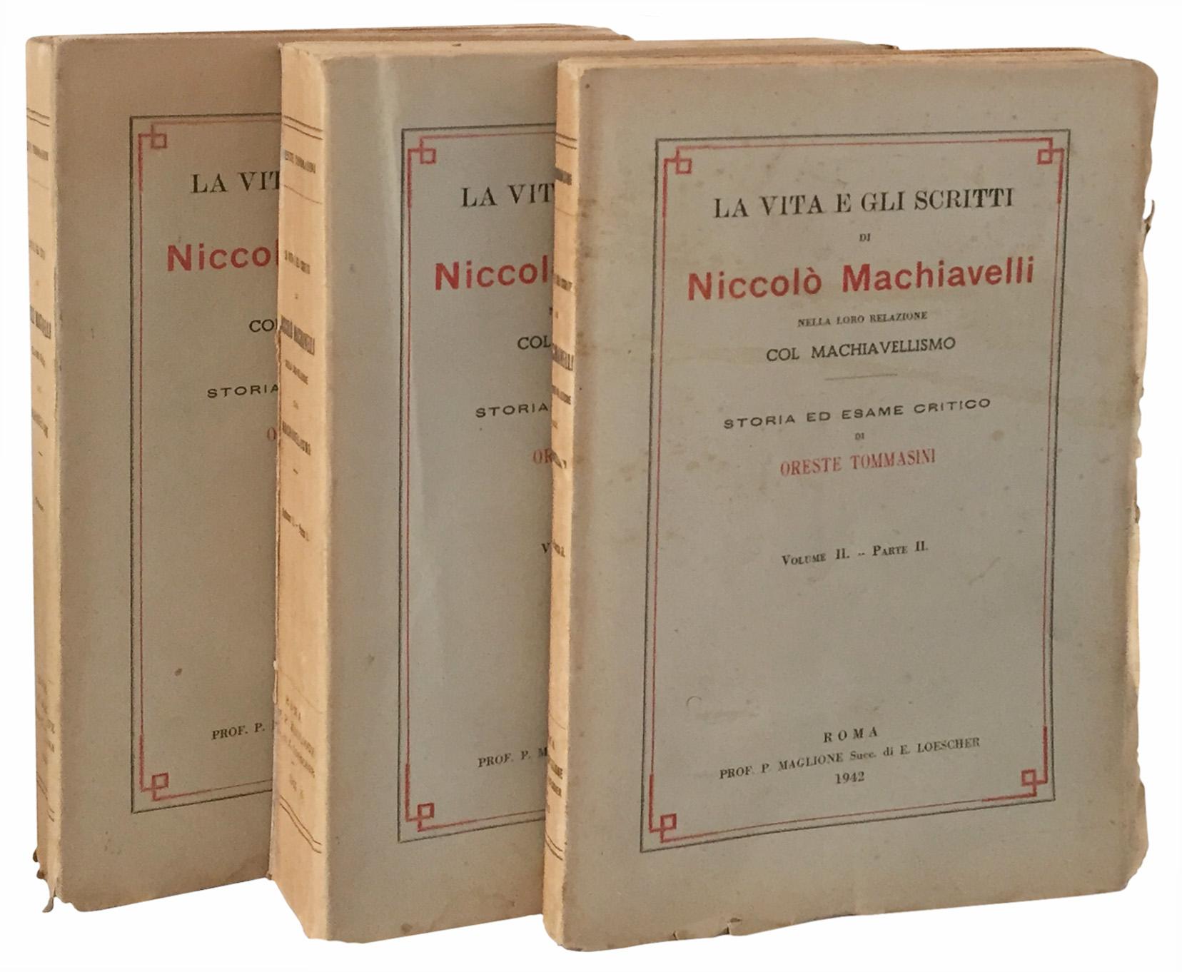 La vita e gli scritti di Niccolò Machiavelli nella loro …