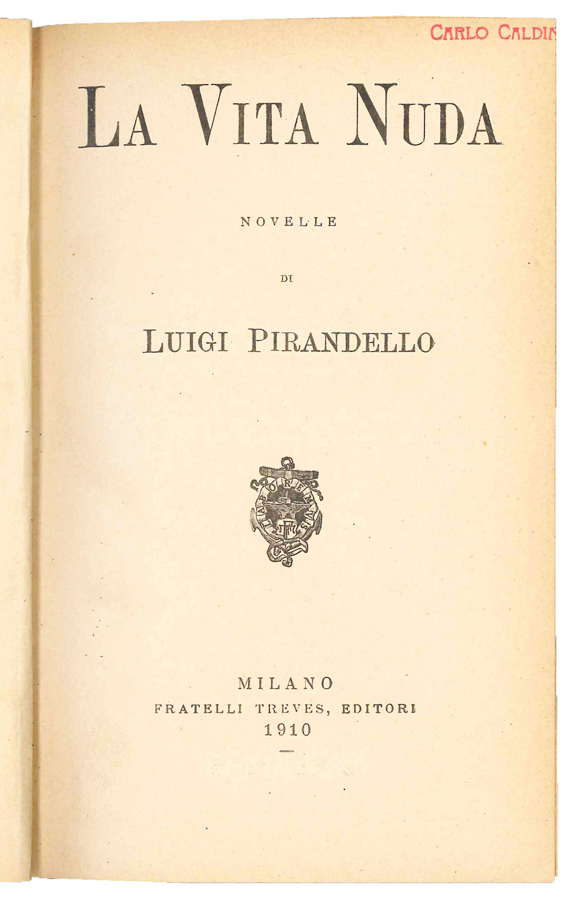 La vita nuda. Novelle