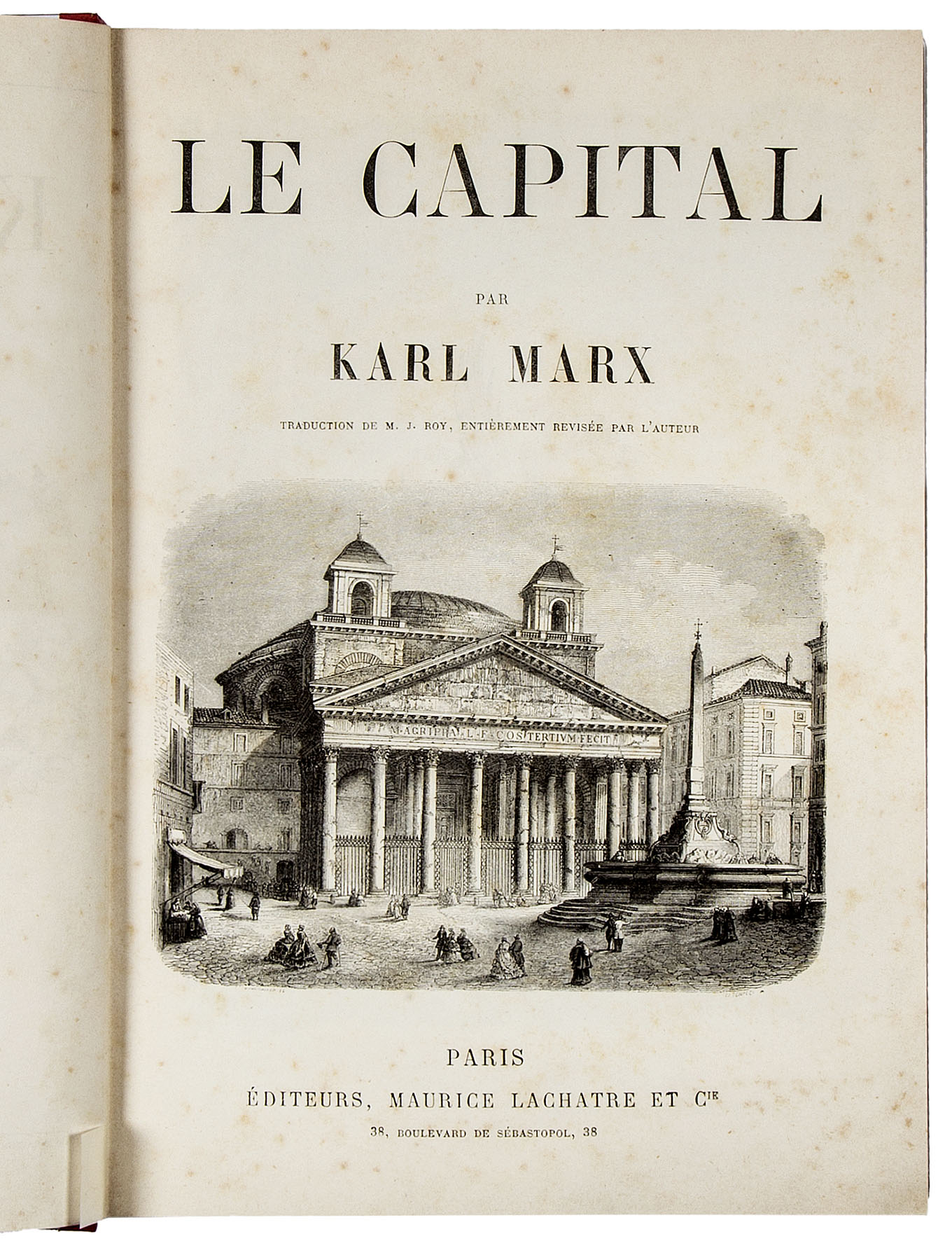 Le Capital [...] Traduction de M. J. Roy, entièrement revisée …
