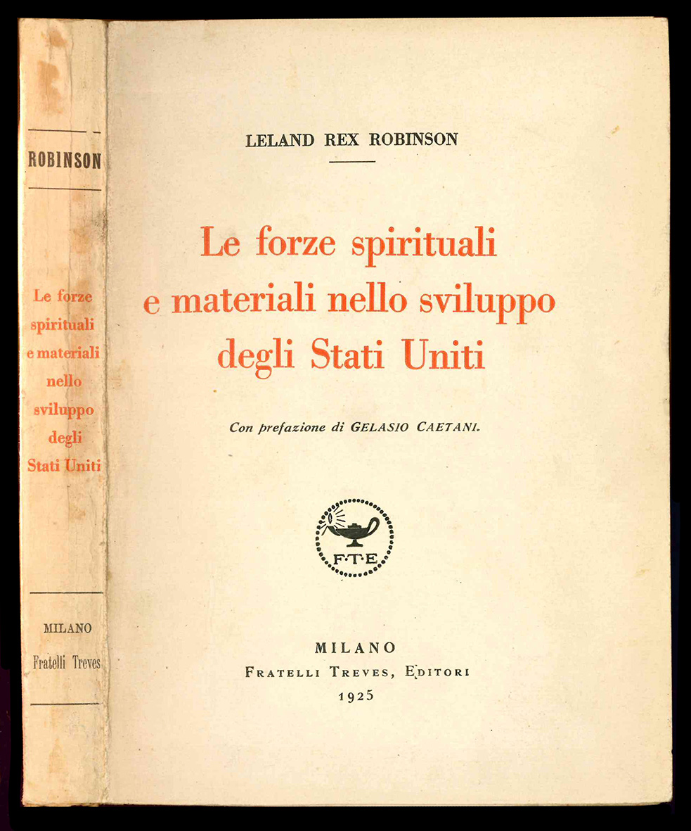 Le forze spirituali e materiali nello sviluppo degli Stati Uniti. …