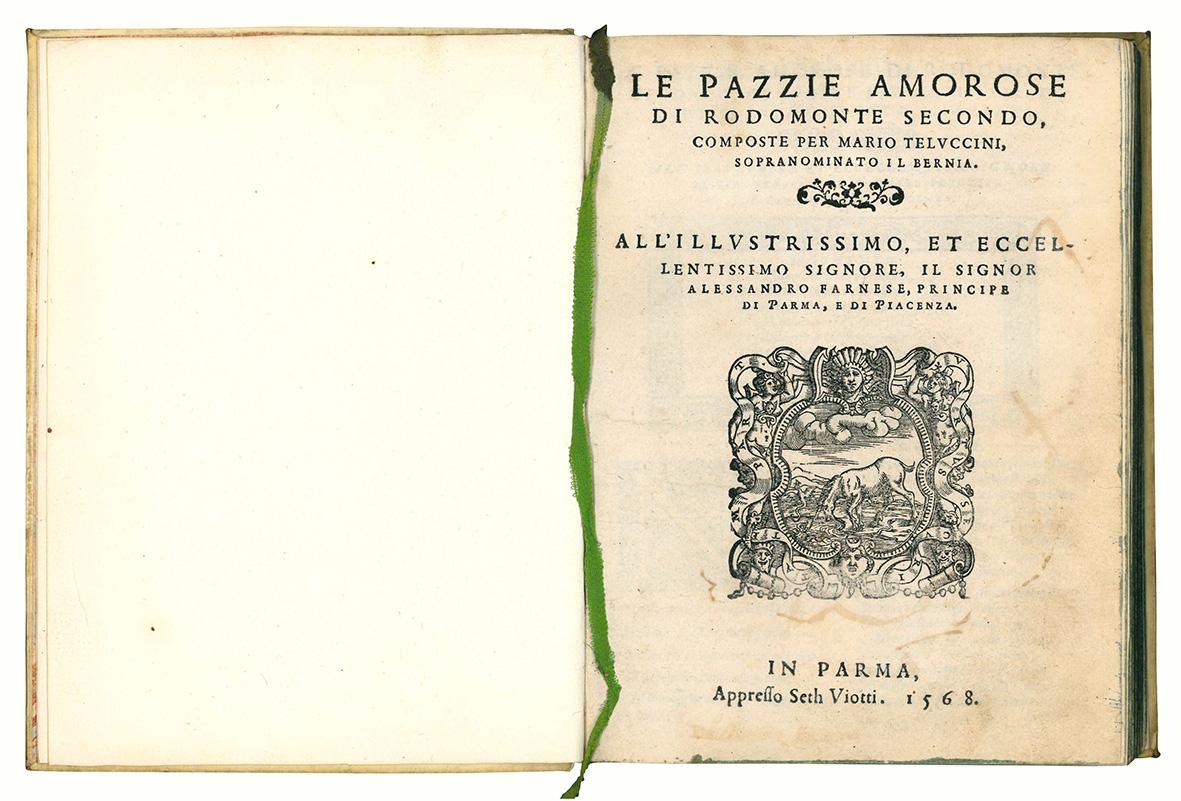 Le pazzie amorose di Rodomonte secondo, composte per Mario Teluccini, …