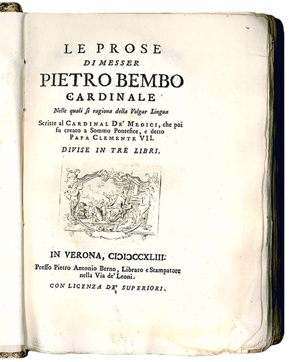 Le prose di messer Pietro Bembo cardinale. Nelle quali si …
