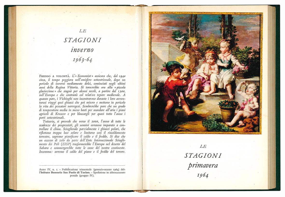 Le stagioni. Rivista trimestrale di varietà economica. Autunno 1963 - …