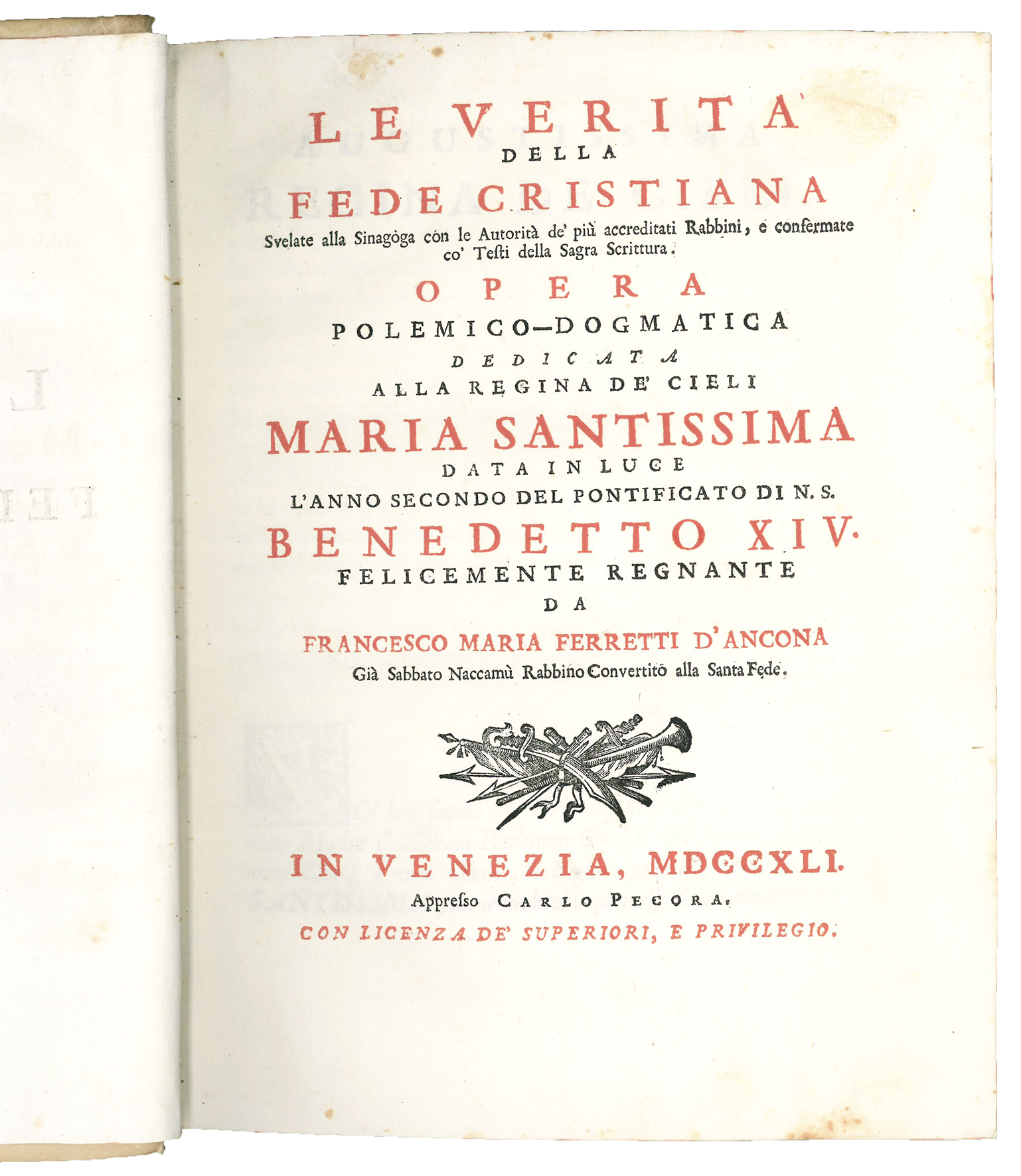 Le verità della fede cristiana svelate alla Sinagoga con le …