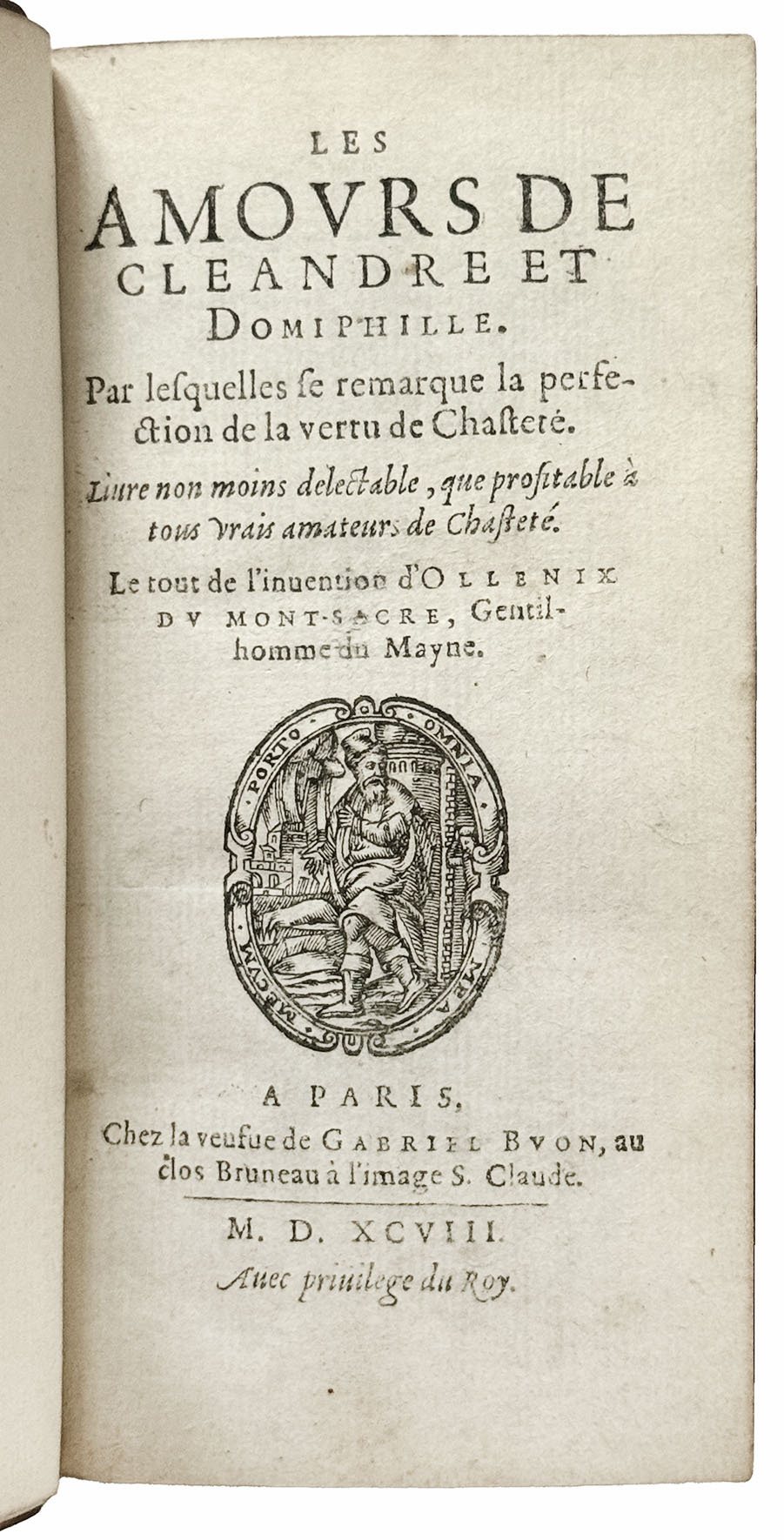Les amours de Cleandre et Domiphille. Par lesquelles se remarque …