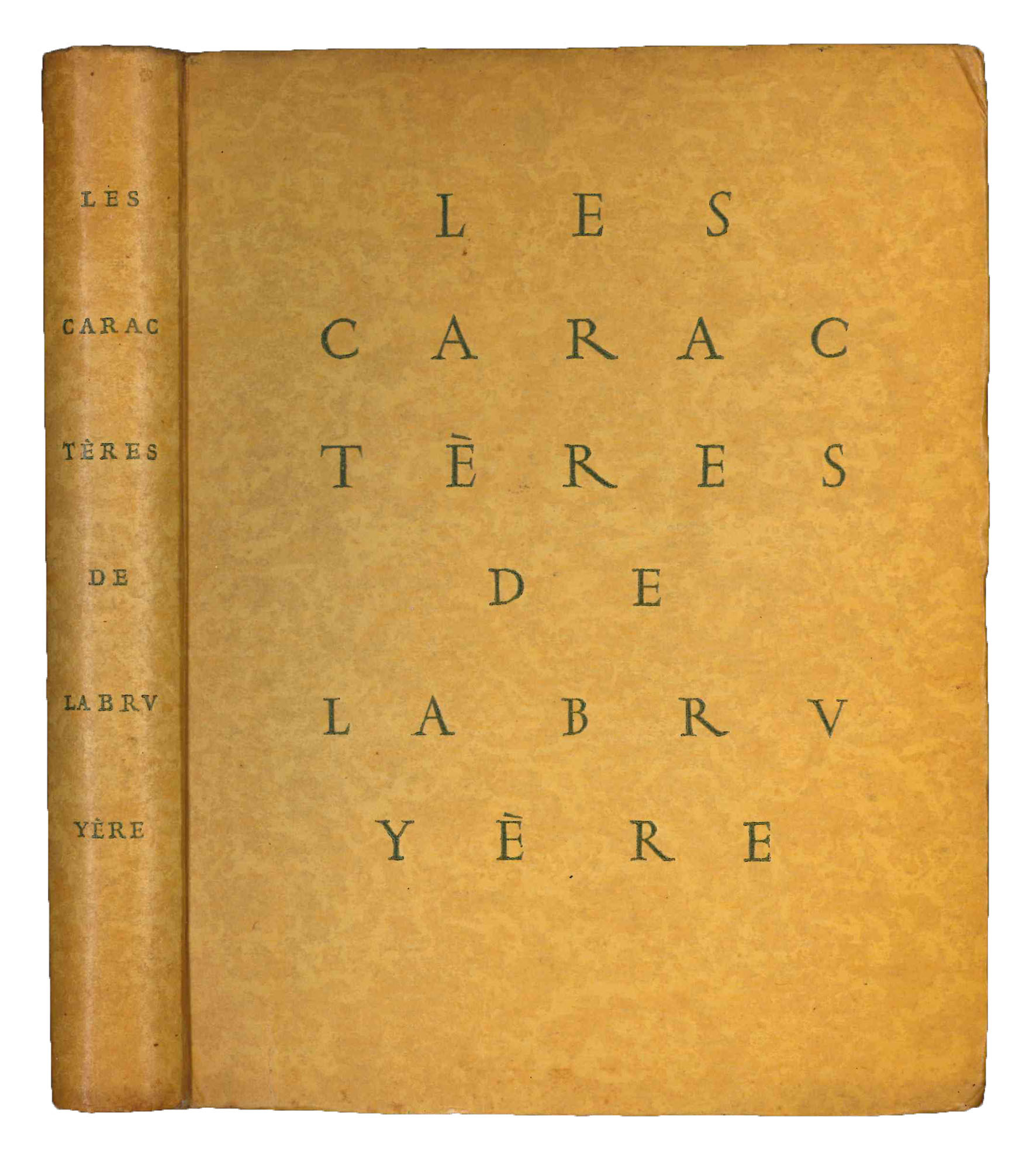 Les caracteres de La Bruyere.