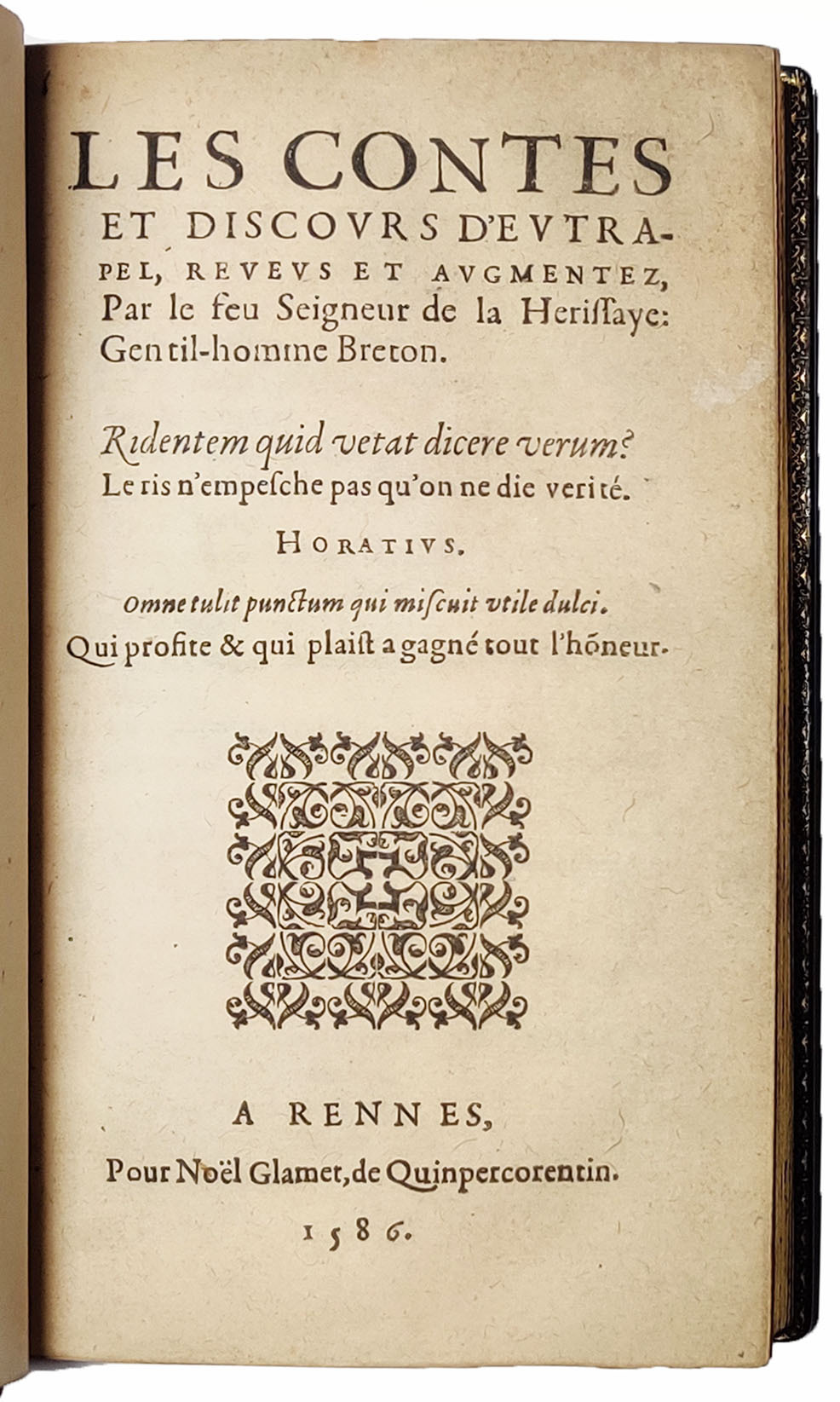 Les contes et discours d'Eutrapel [...]