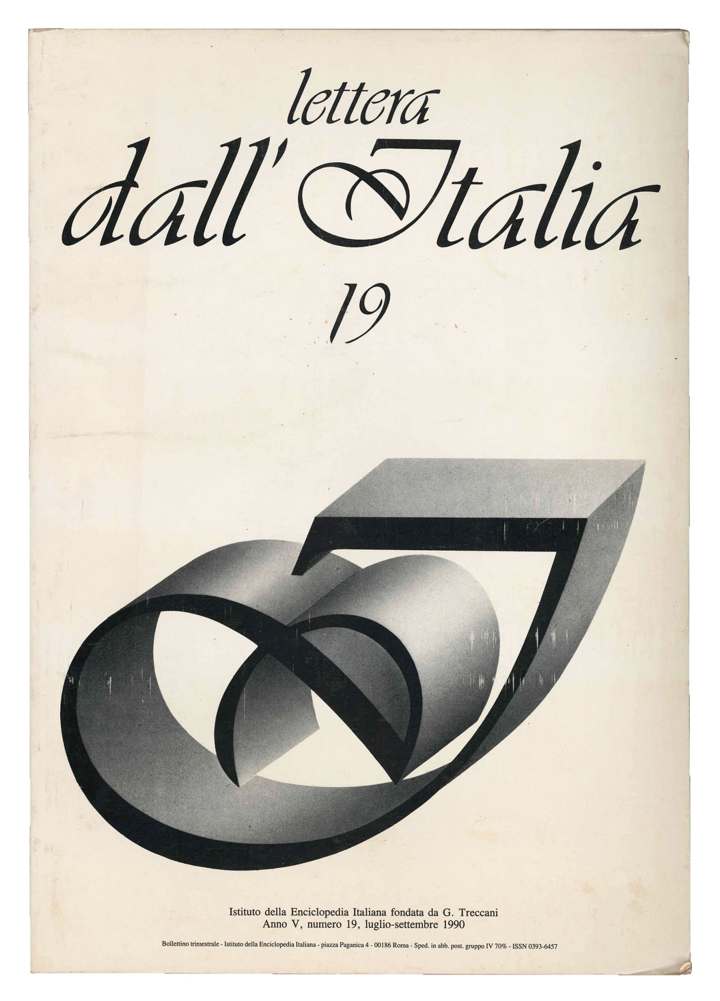 Lettera dall'Italia. Fasc. 19.