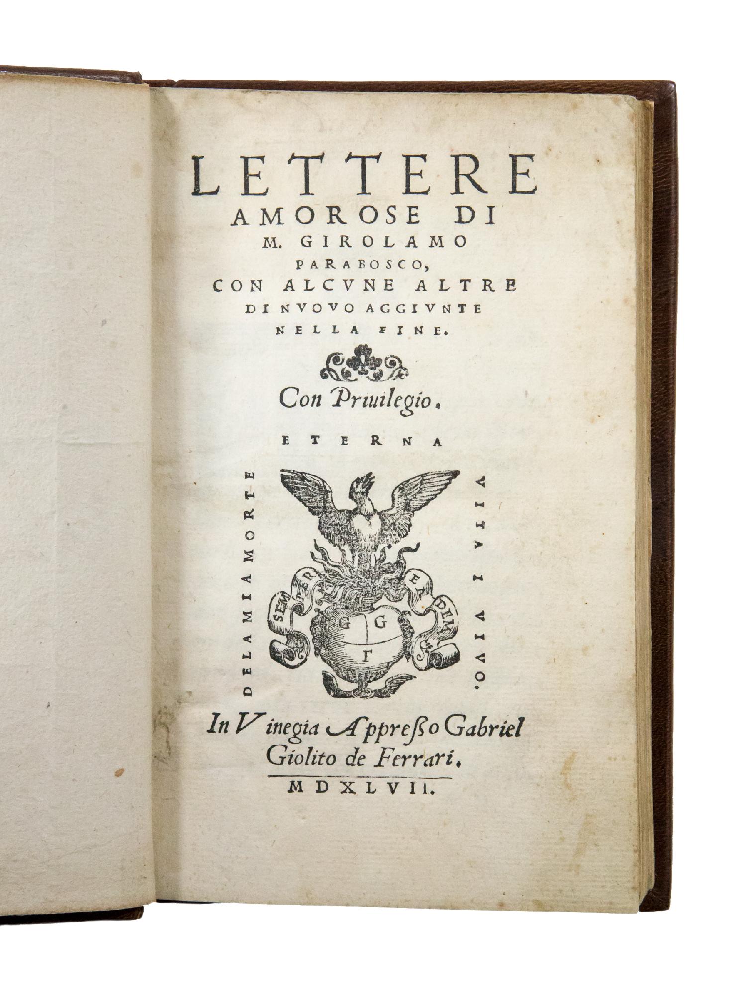 Lettere amorose [...], con alcune altre di nuovo aggiunte alla …