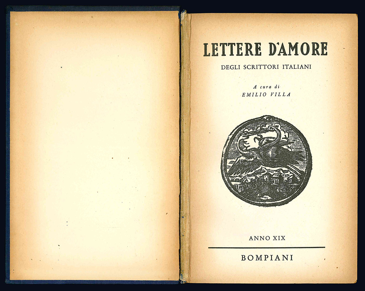 Lettere d'amore degli scrittori italiani.