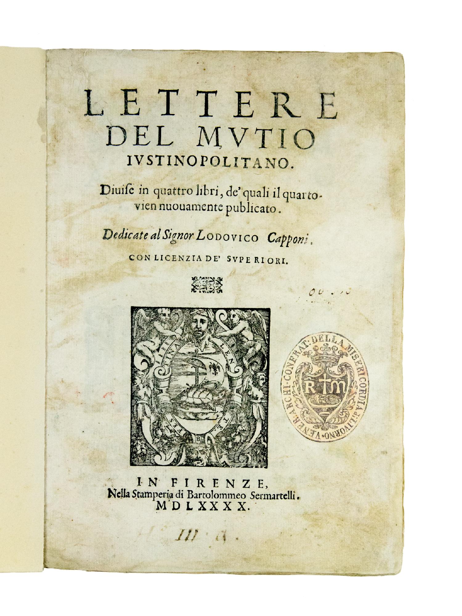 Lettere [...] Divise in quattro libri, de' quali il quarto …