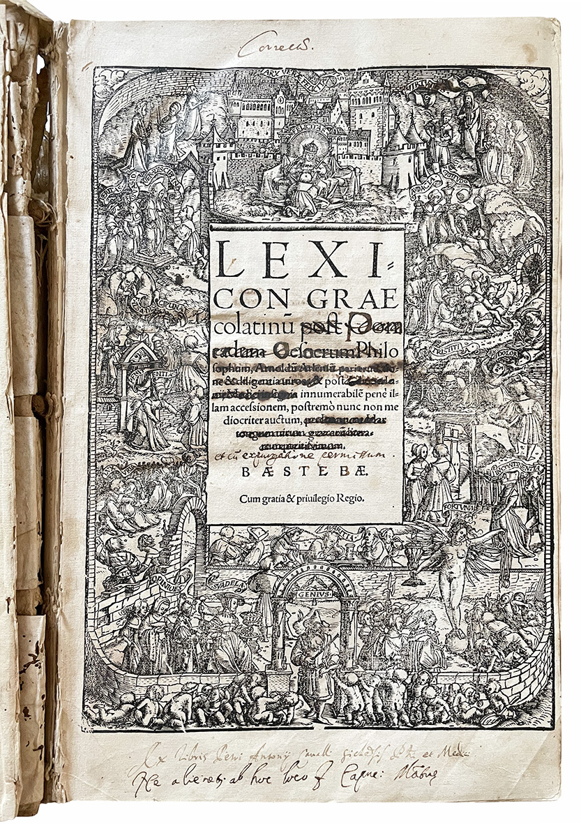 Lexicon Graecolatinum post Conradum Gesnerum philosophum, Arnoldum Arlenium pari eruditione …