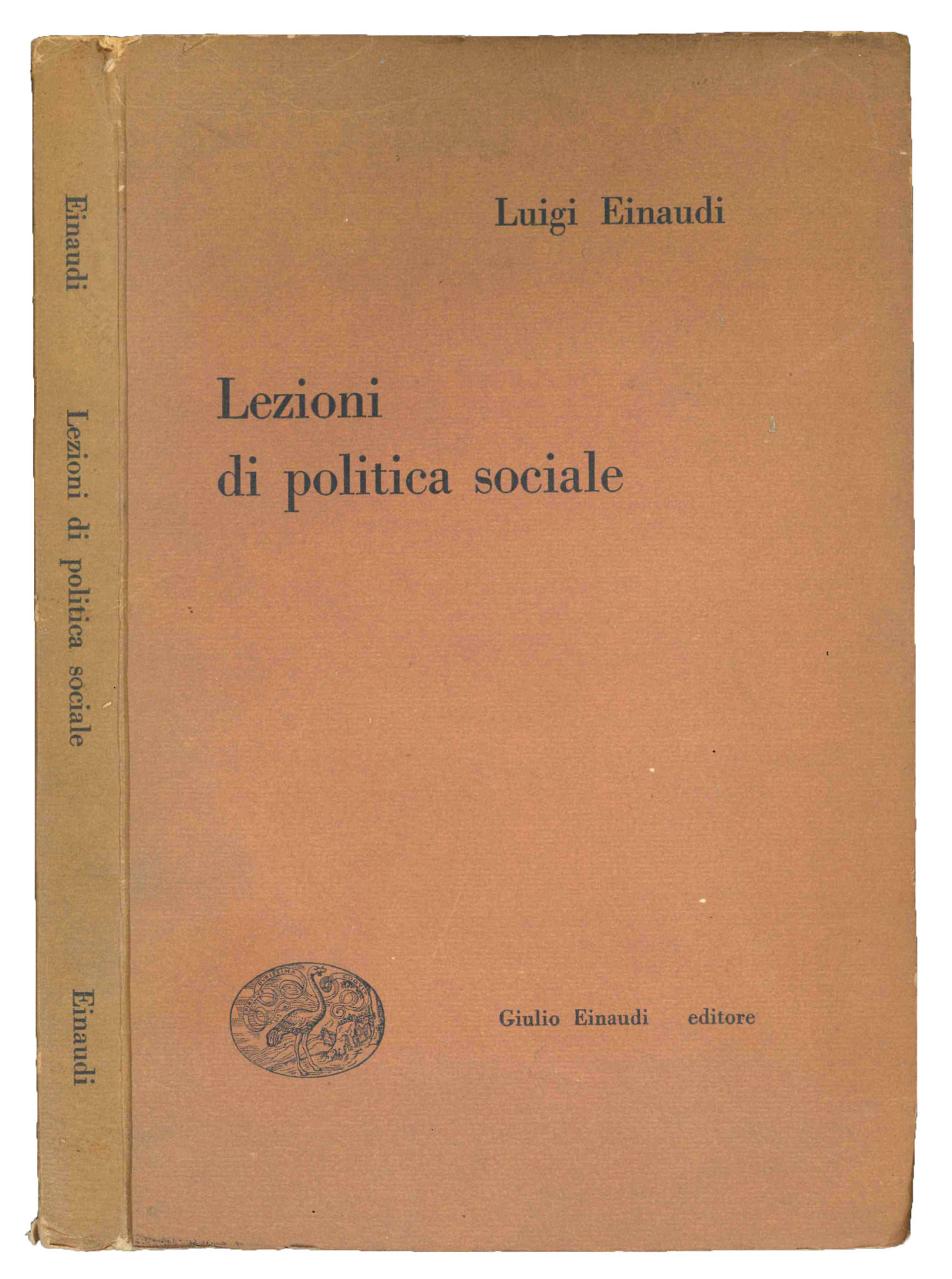 Lezioni di politica sociale.