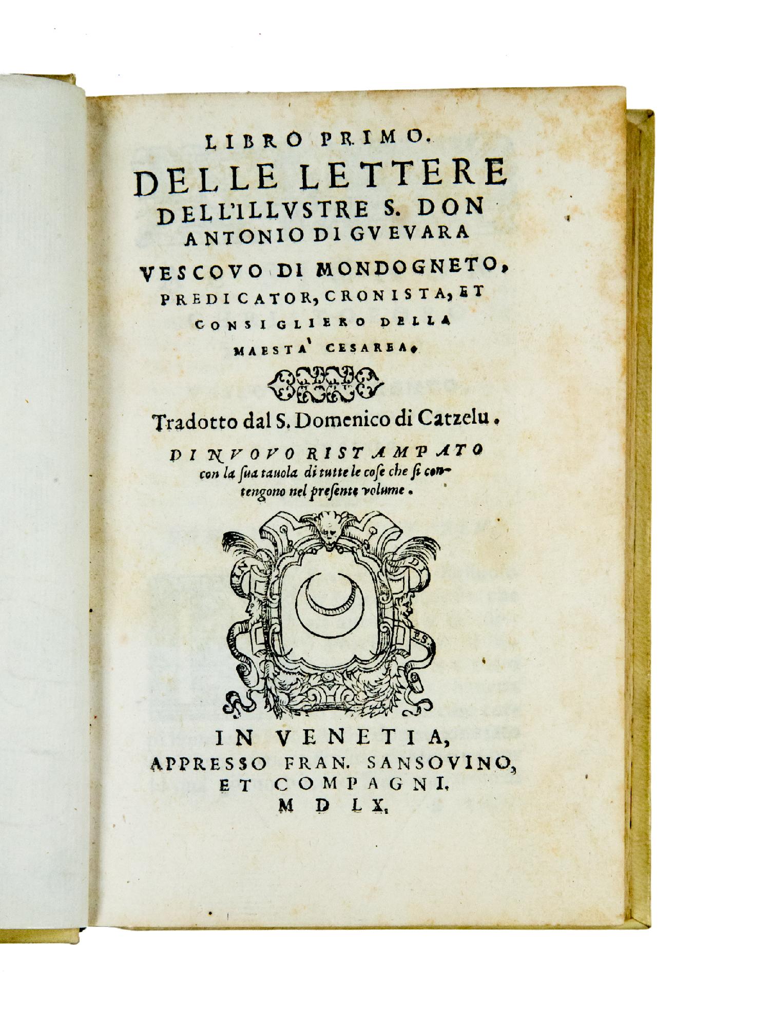 Libro primo [-terzo] delle lettere [...] Tradotto dal S. Domenico …