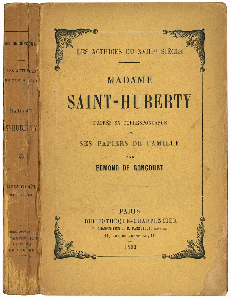 Madame Saint-Huberty d'apres sa correspondance et ses papiers de famille.