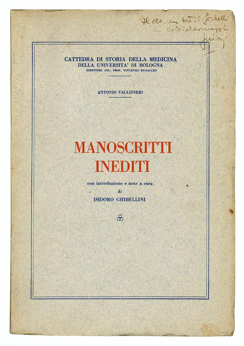 Manoscritti inediti con introduzione e note a cura di Isidoro …