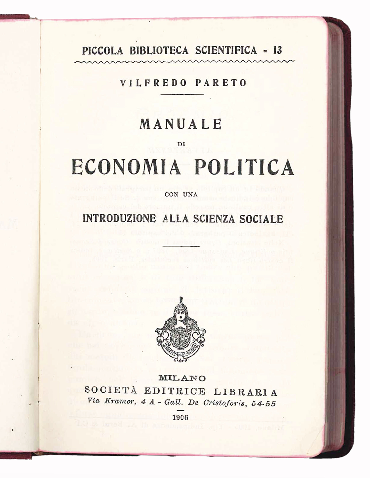 Manuale di economia politica con una introduzione alla scienza sociale …