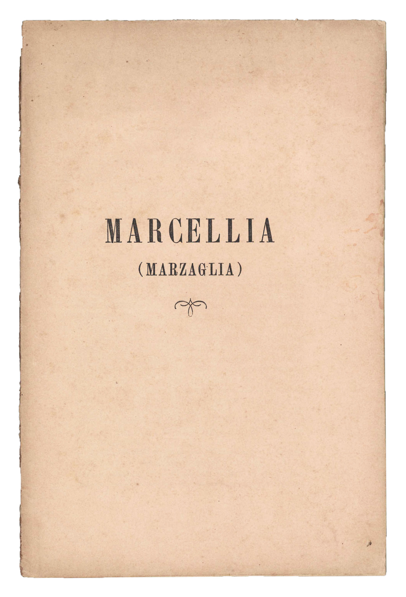 Marcellia. Marzaglia.