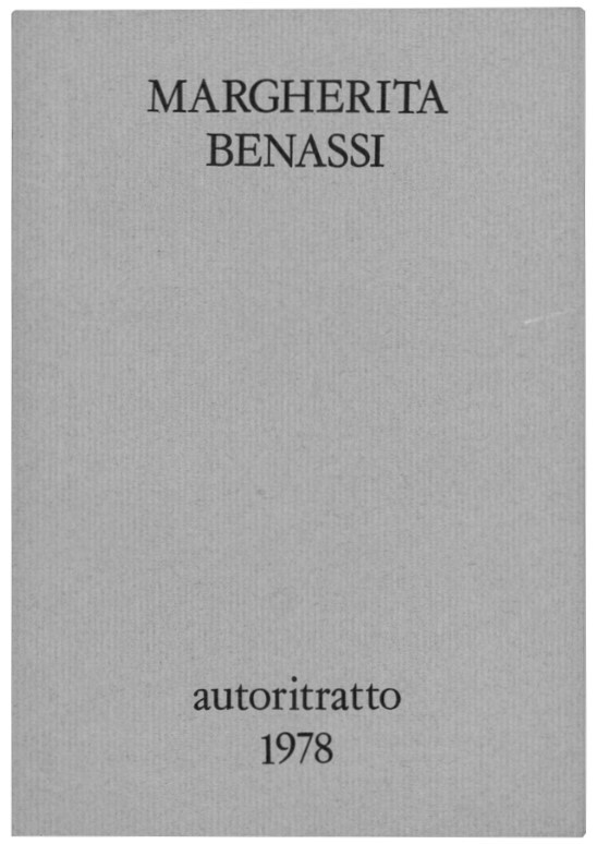Margherita Benassi: autoritratto 1978.