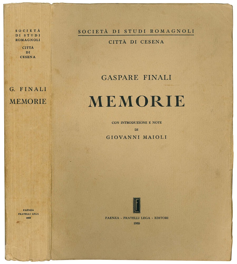 Memorie. Con introduzione e note di Giovanni Maioli.