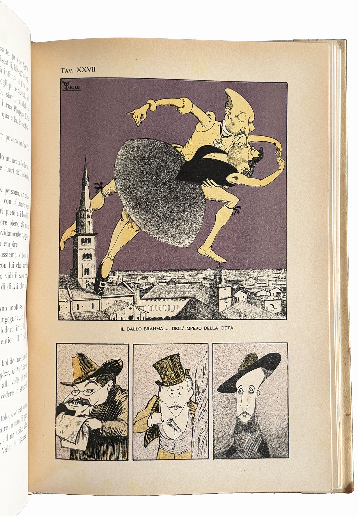 Modena d'una volta. Caricature di Umberto Tirelli. Fregi di Evaristo …