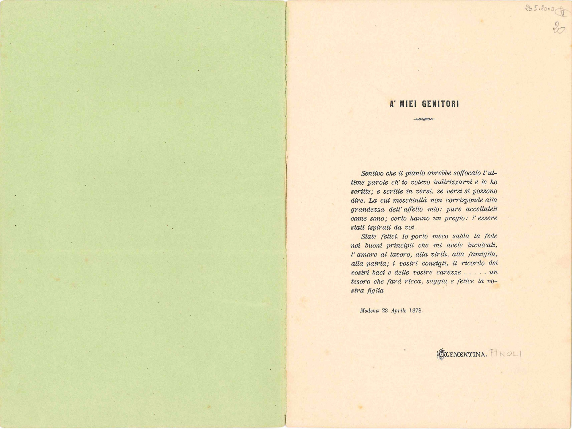 Nel giorno delle mie nozze