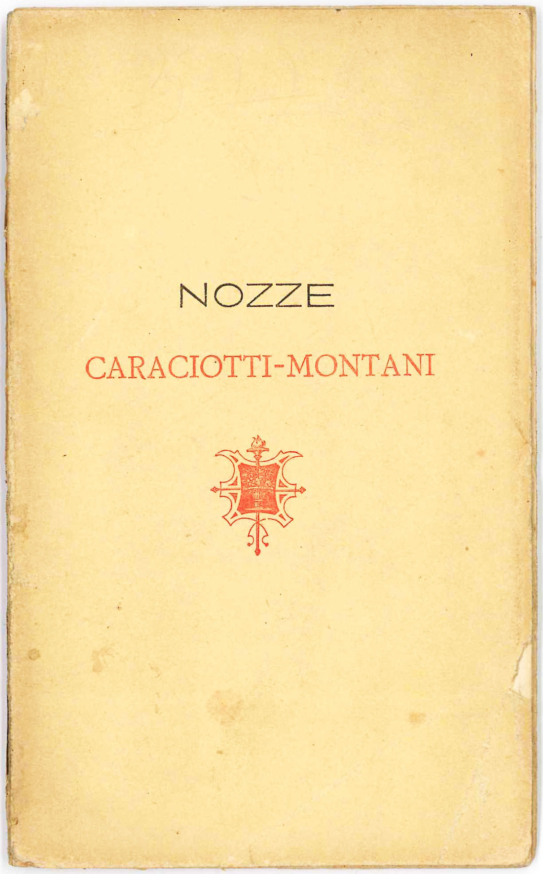 Nozze Caraciotti - Montani.