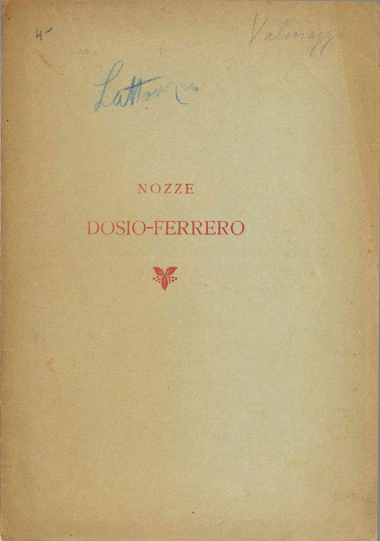 Nozze Dosio - Ferrero.