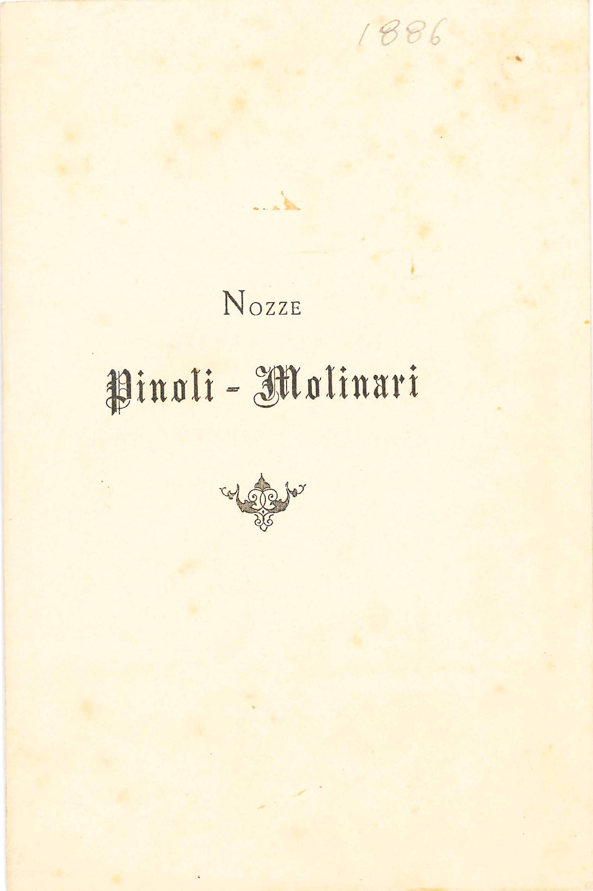 Nozze Pinoli - Molinari.