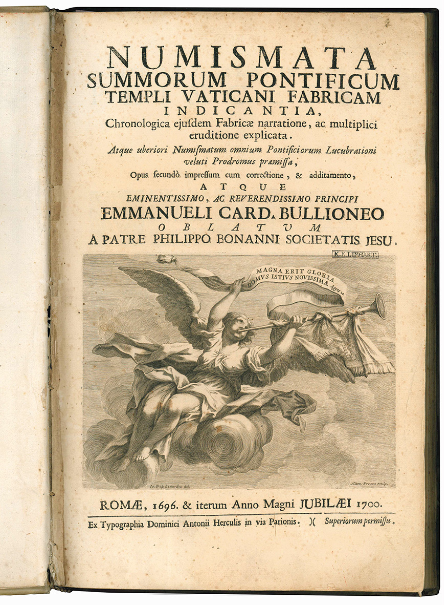 Numismata summorum pontificum templi Vaticani fabricam indicantia, chronologica ejusdem fabricæ …