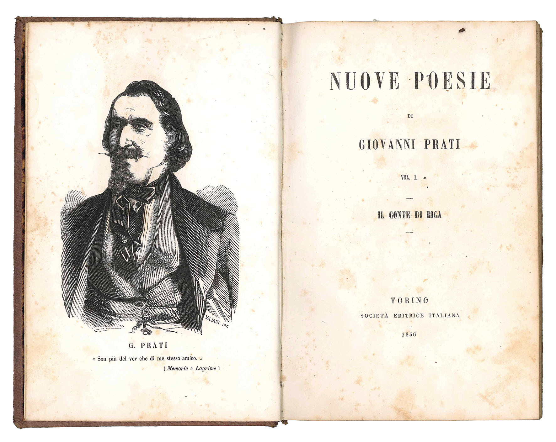 Nuove poesie di Giovanni Prati. Vol. I e II.