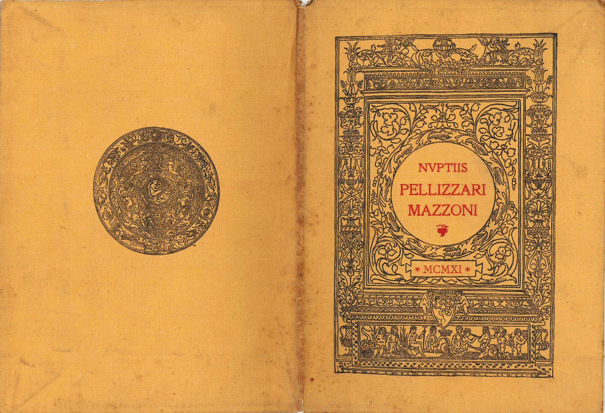 Nuptiis Pellizzari Mazzoni.