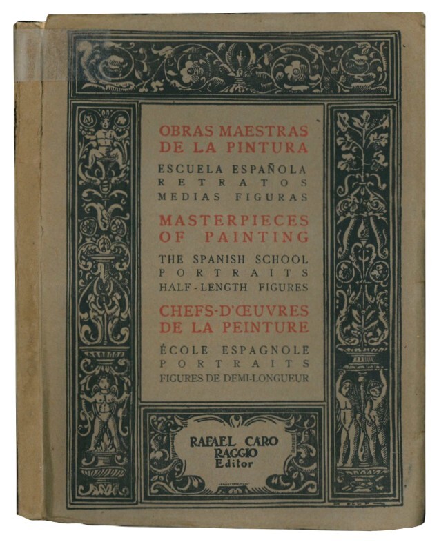 Obras maestras de la pintura. Escuela espanola retratos medias figuras.