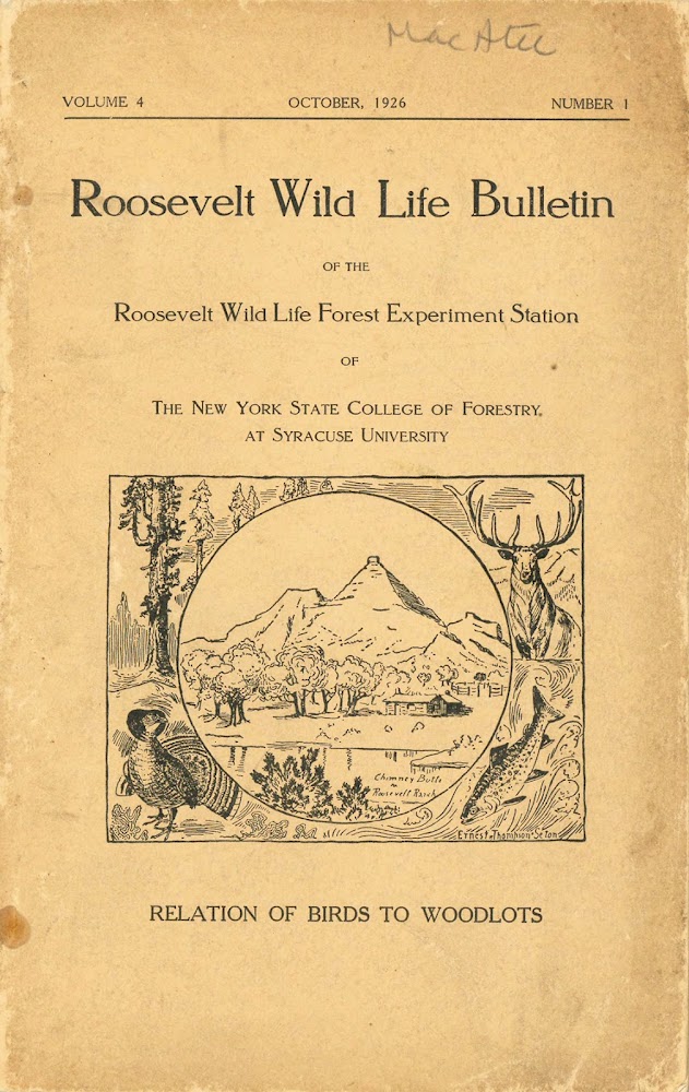 of the Roosevelt Wild Life Forest Experimental Station of the …