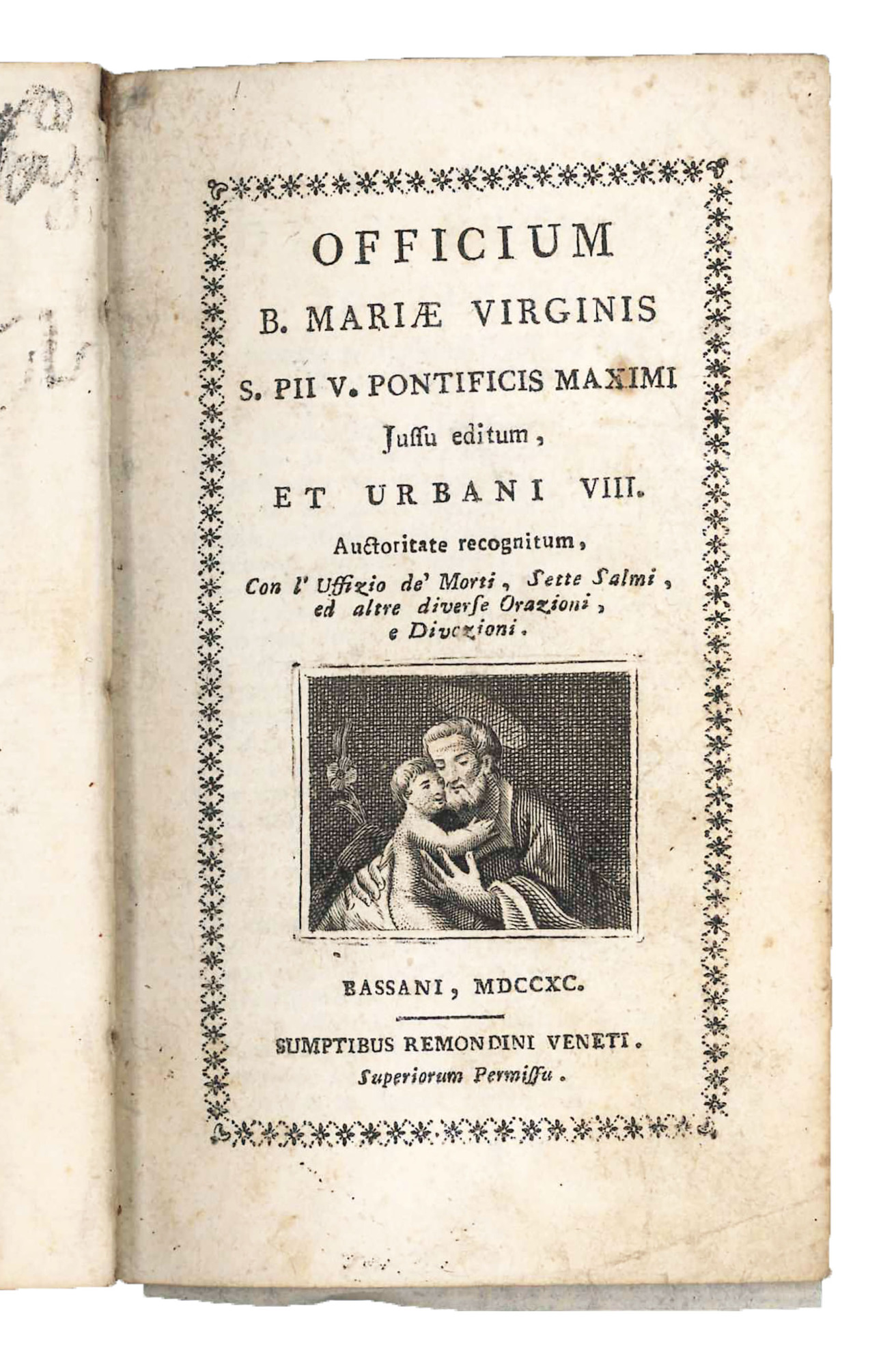 Officium B. Mariae Virginis S. Pii Pontificis Maximi Jussu editum …