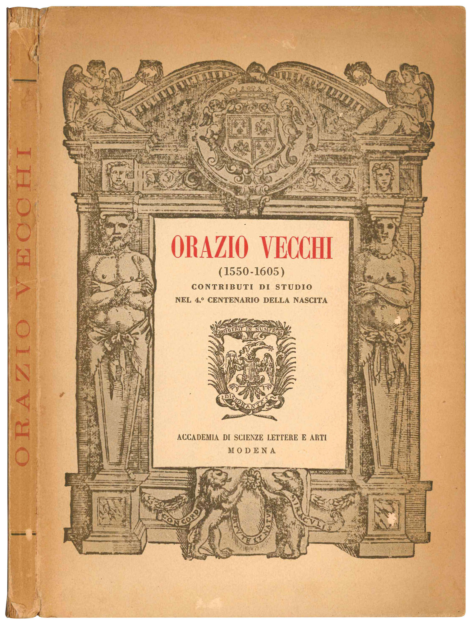 Orazio Vecchi precursore del melodramma (1550-1605) nel IV. centenario della …