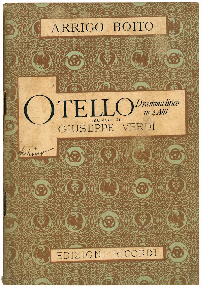 Otello dramma lirico in quattro atti ... musica di Giuseppe …
