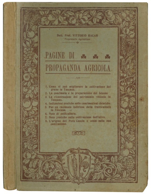 Pagine di propaganda agricola.