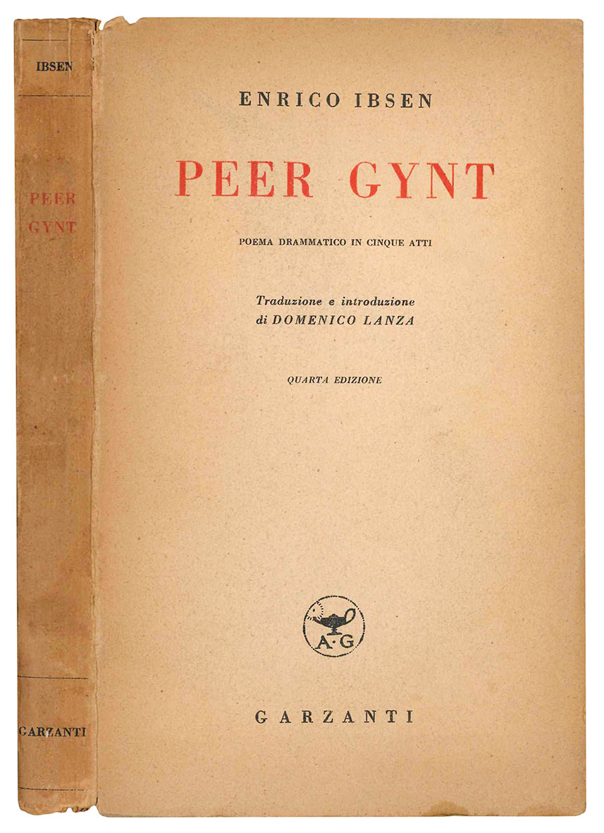 Peer Gynt. Poema drammatico in cinque atti. Traduzione e introduzione …