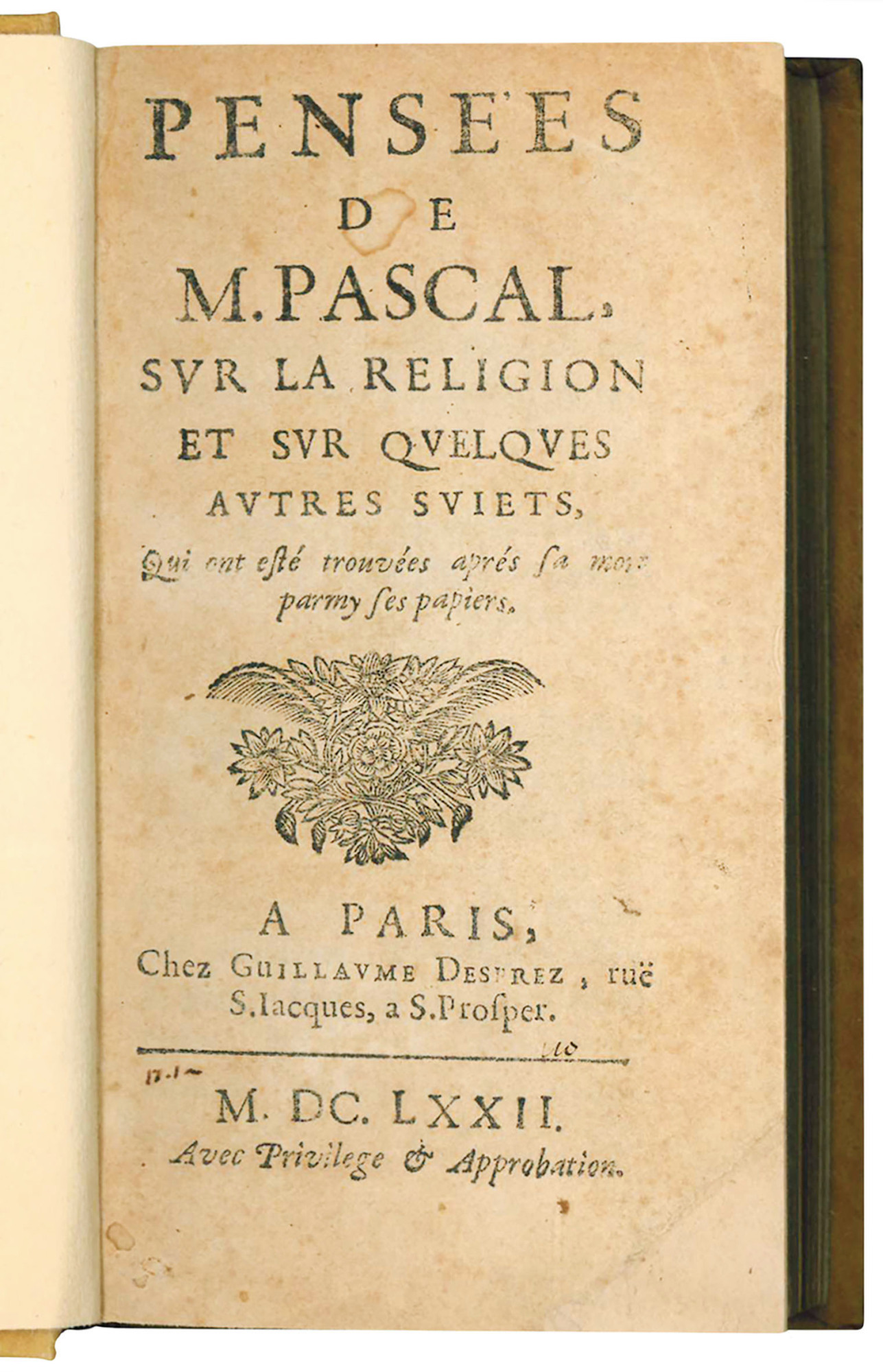 Pensées de M. Pascal sur la religion et sur quelques …