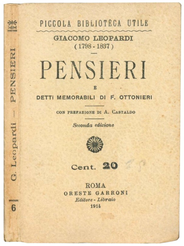 Pensieri e detti memorabili di F. Ottoneri. Con prefazione di …