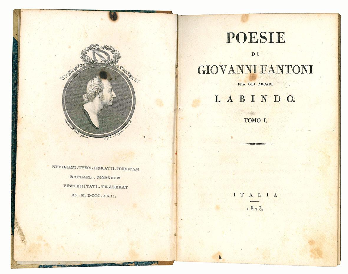 Poesie di Giovanni Fantoni fra gli arcadi Labindo Tomo I …