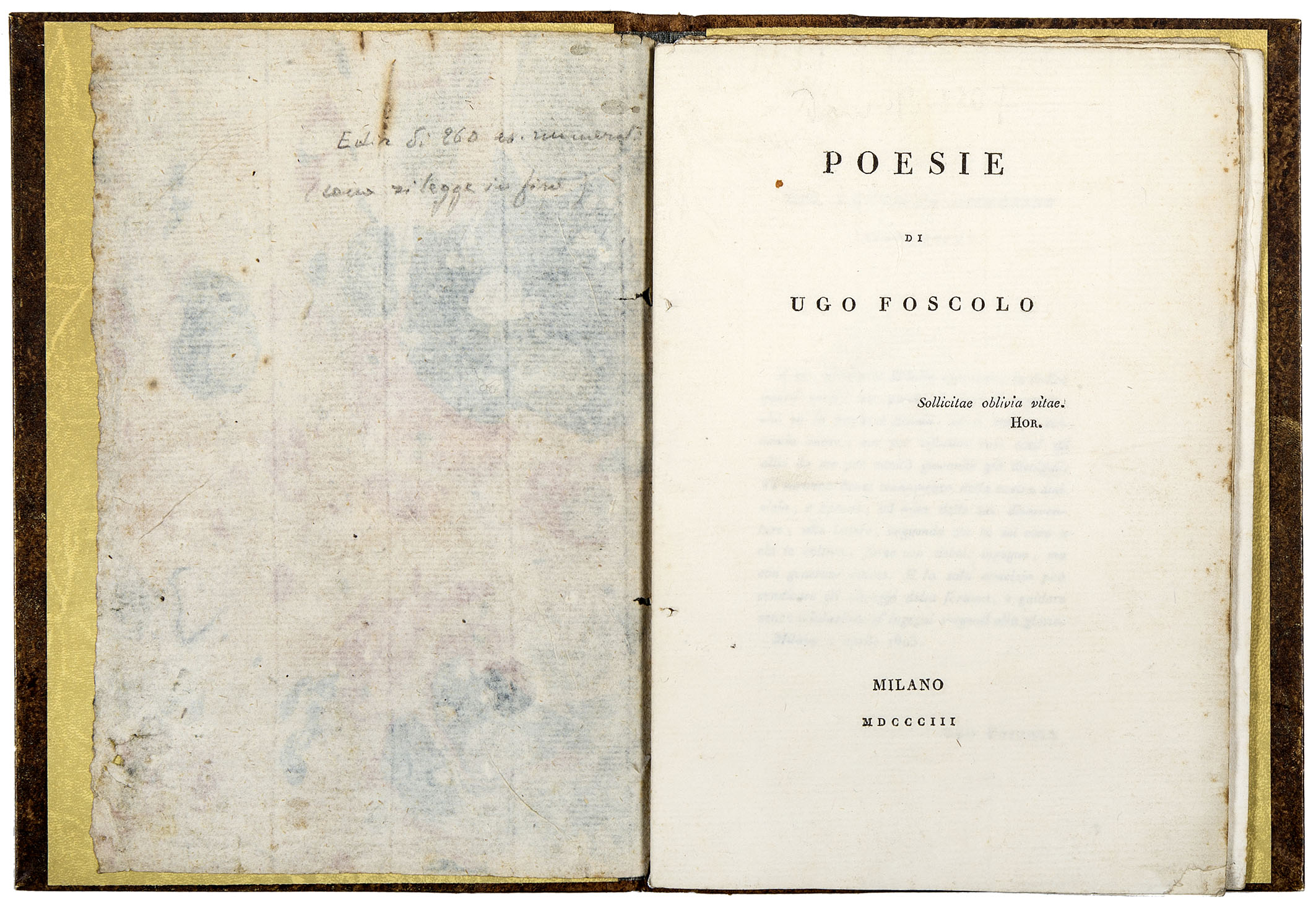 Poesie di Ugo Foscolo