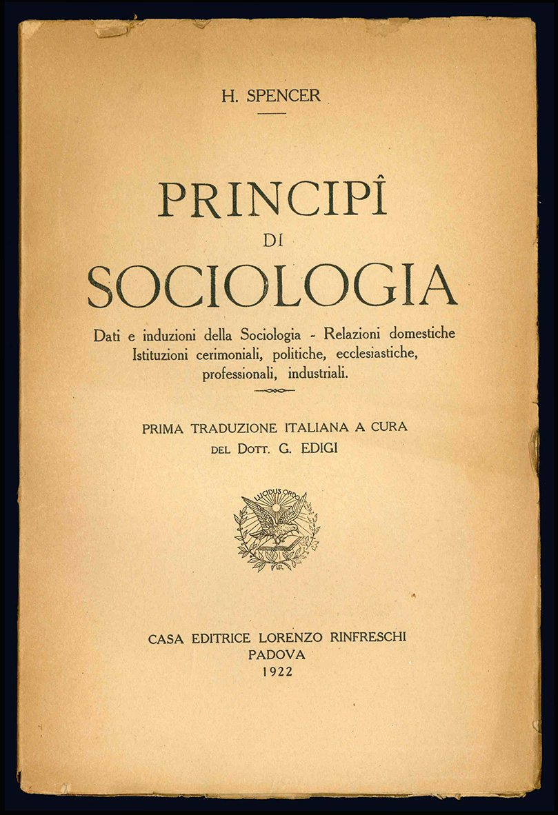 Principi di sociologia. Dati e induzioni della sociologia - Relazioni …