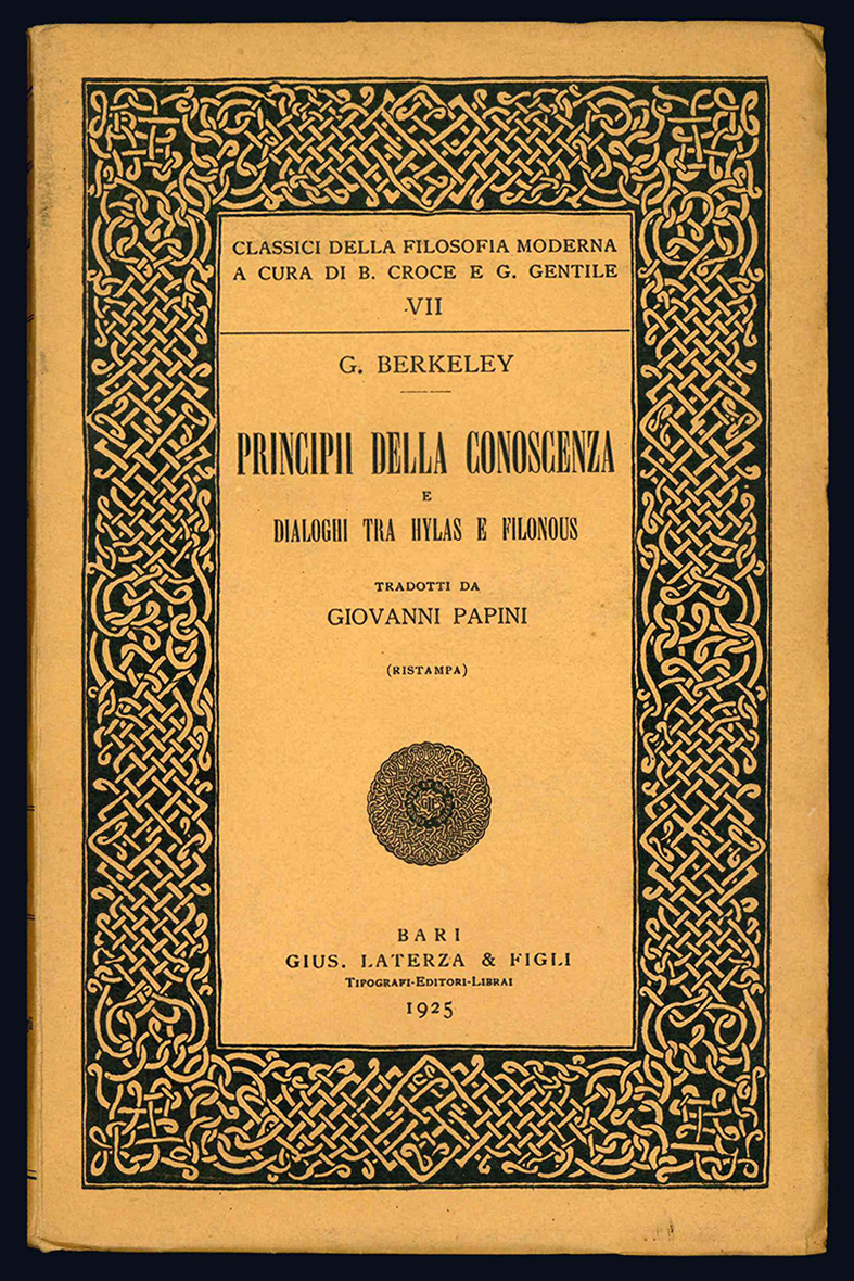 Principii della conoscenza e tre dialoghi tra Hylas e Filonous. …