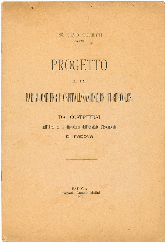 Progetto di un padiglione per l'ospitalizzazione dei tubercolosi da costruirsi …