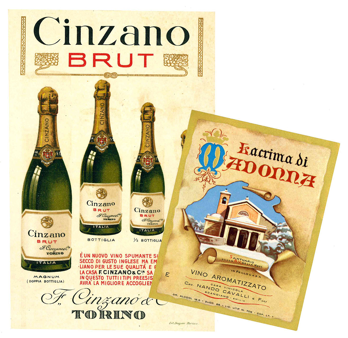 Pubblicità Cinzano Brut.