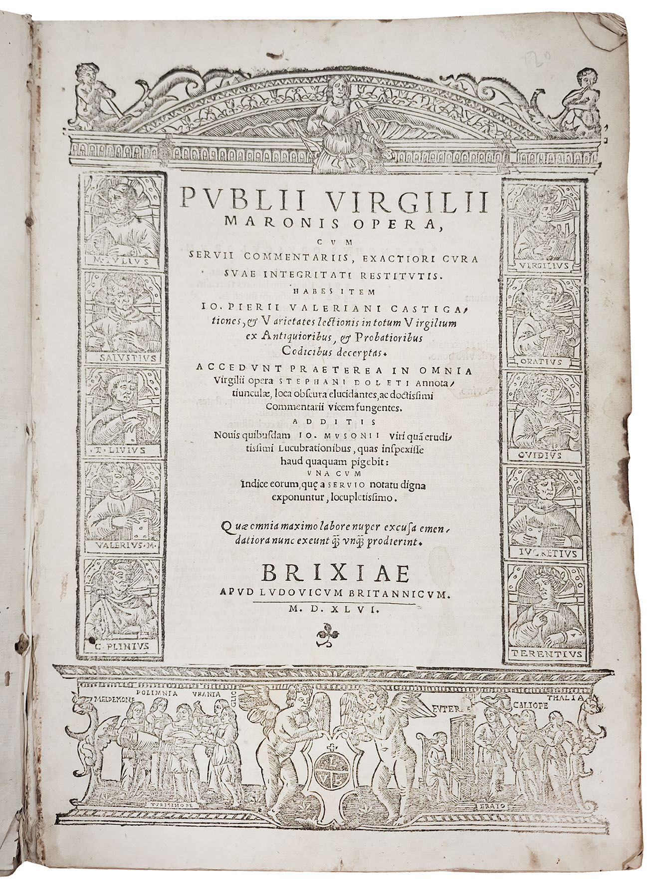 Publii Virgilii Maronis Opera, cum Servii commentariis, exactiori cura suae …