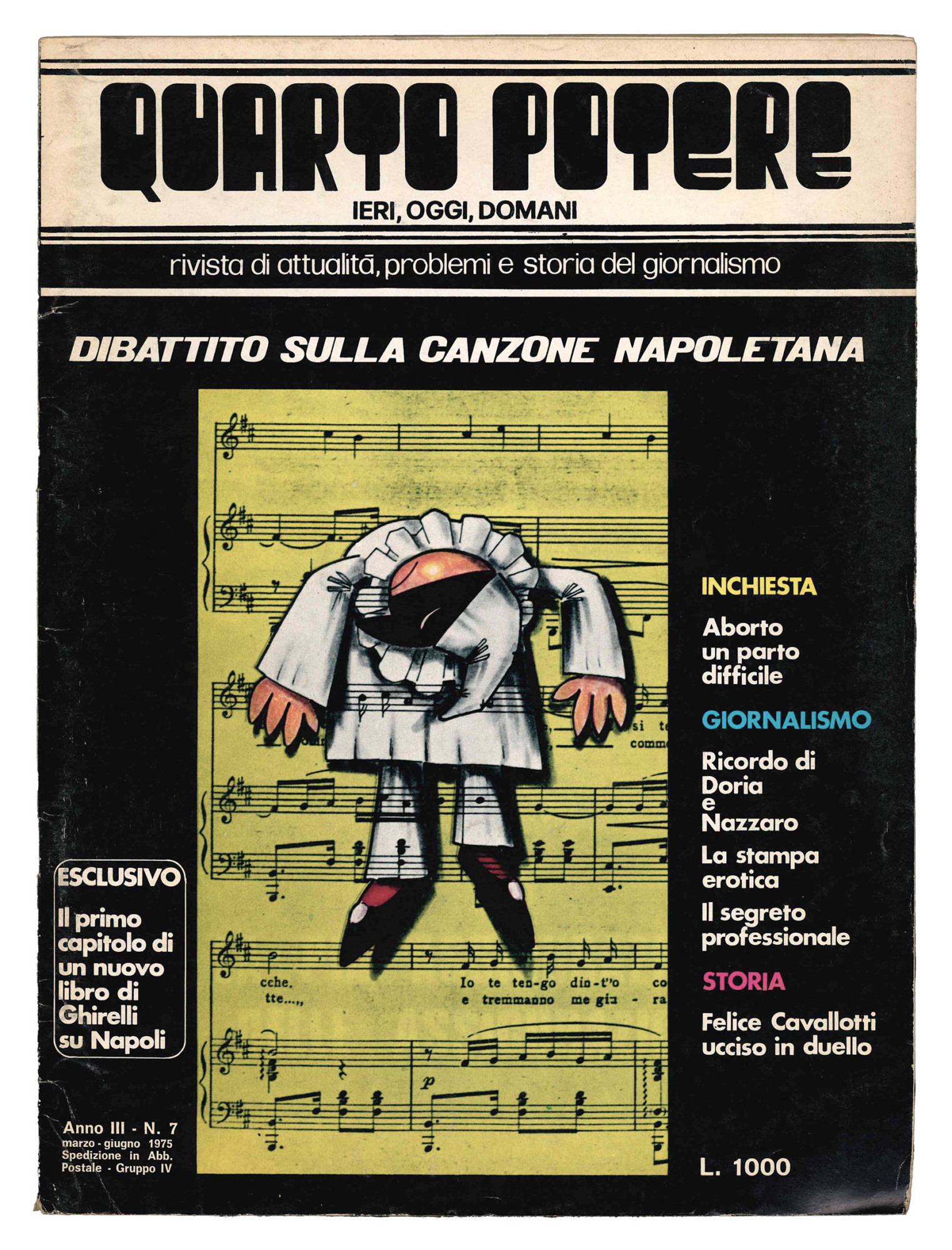 Quarto potere. Rivista trimestrale di problemi e di storia del …