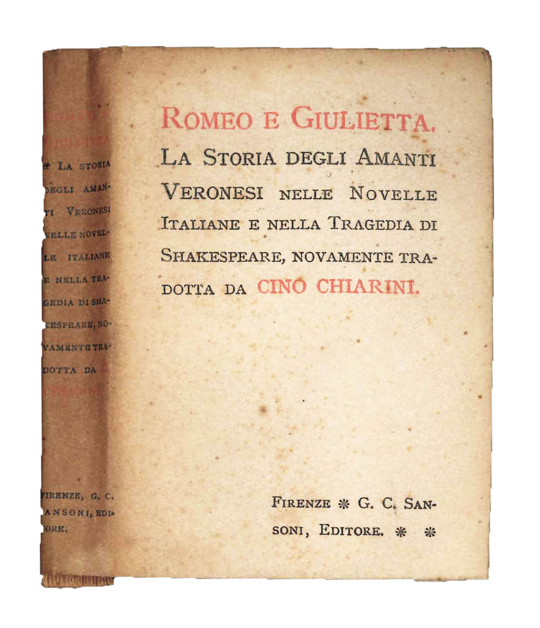 Romeo e Giulietta. La storia degli amanti veronesi nelle novelle …